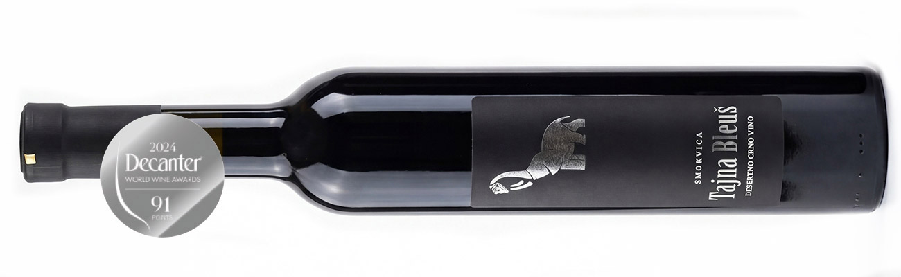 Bottle of sweet wine