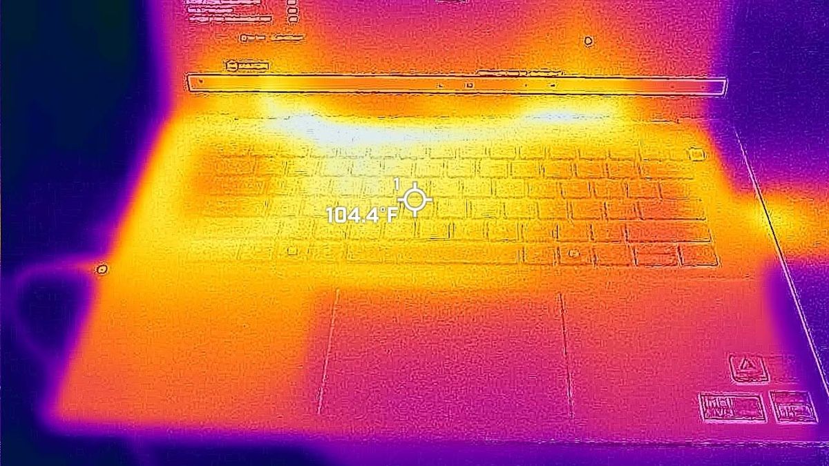 Dell Inspiron 16 Plus 7640 keyboard thermals