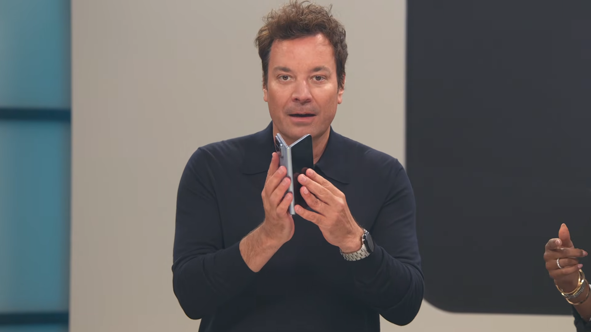Jimmy mesmerized by Pixel 10 Fold