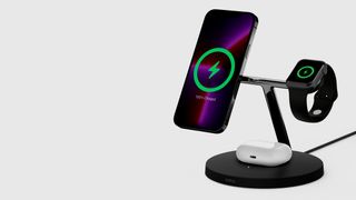 Belkin 3-in-1 BoostCharge Pro charging station with iPhone, Apple Watch and Airpods charging