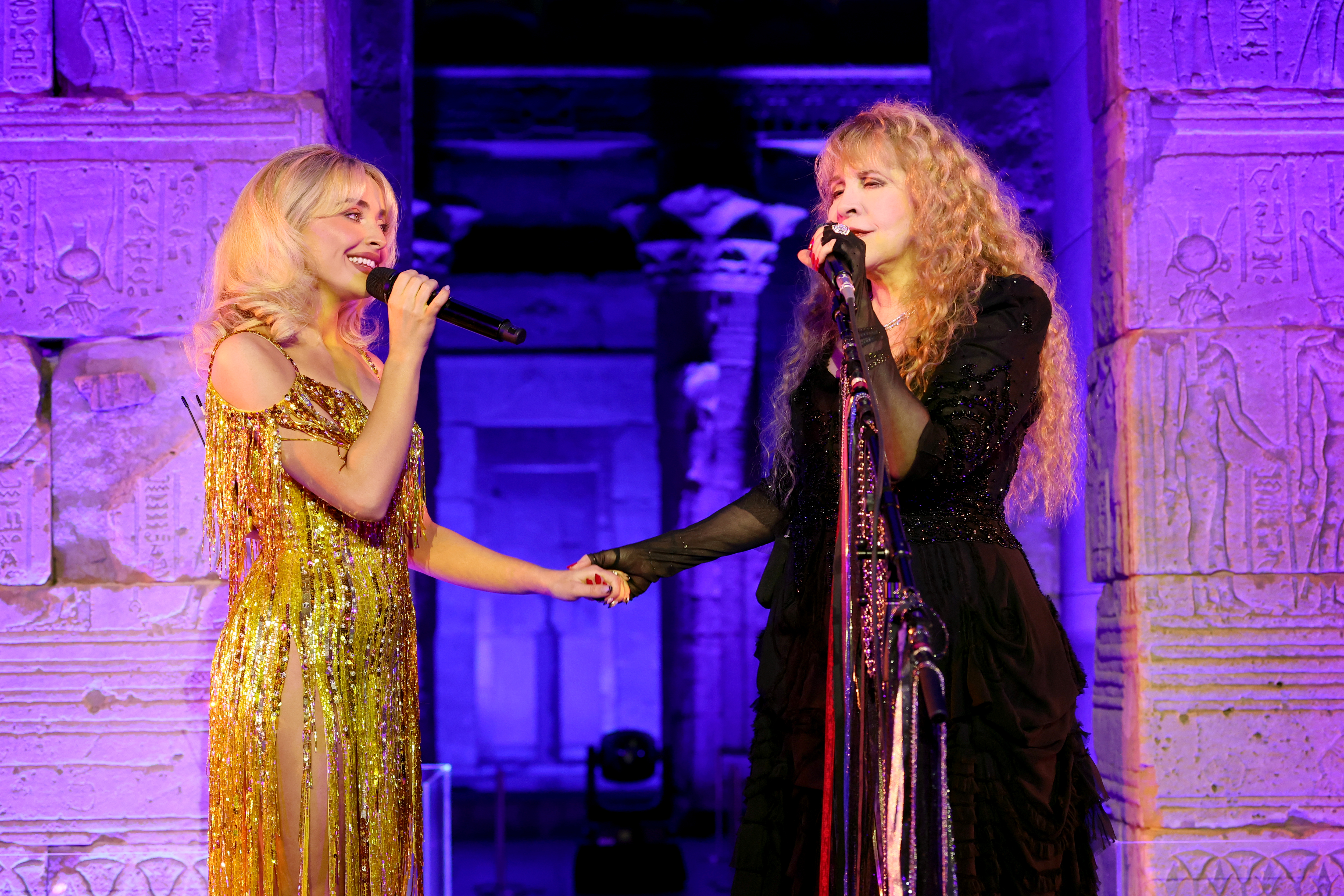 Sabrina Carpenter and Stevie Nicks sing at the 2026 Met Gala