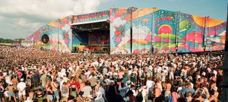 The Woodstock 99 music festival in Rome, N.Y., in July 1999.