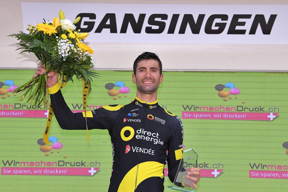 Fabien Grellier (Direct Energie) was the Most Aggressive Rider during stage 3 at Tour de suisse