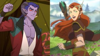 Molly in The Mighty Nein 103 and Keyleth in The LEgend of Vox Machina 3x12