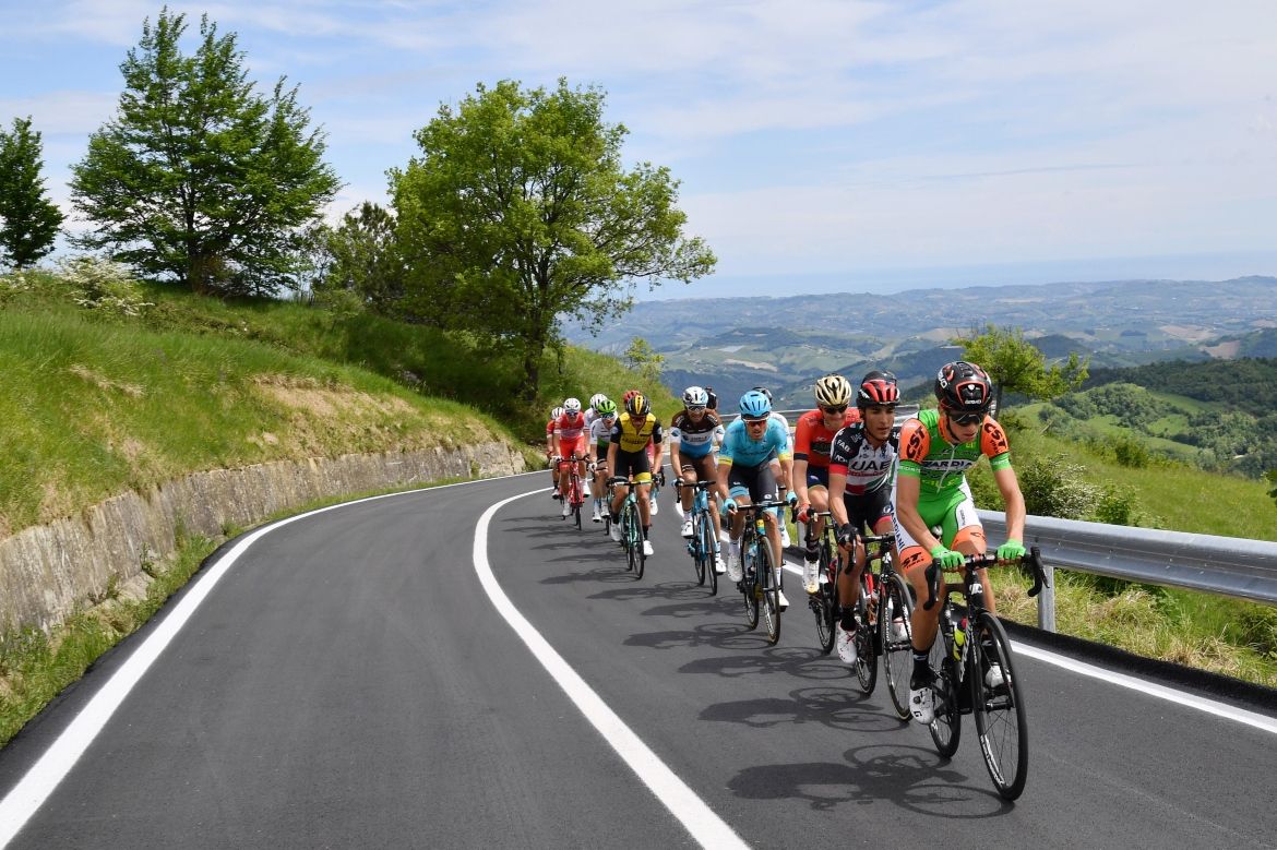 Giulio Ciccone got into the breakaway