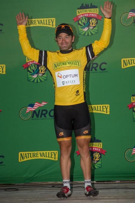 Mike Friedman (Optum) takes over the yellow jersey after stage 3.