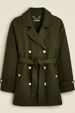 Trench Coat in Double-Faced Wool