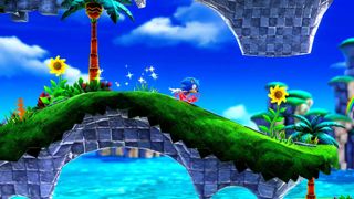 Sonic running in Sonic Superstars