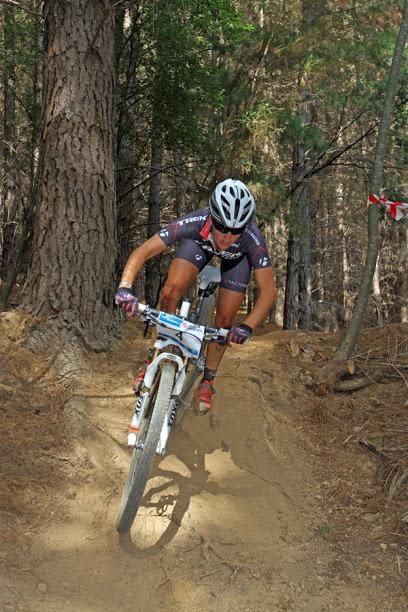 Bec Henderson in action