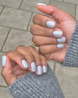 @paintedbyjools grey nails