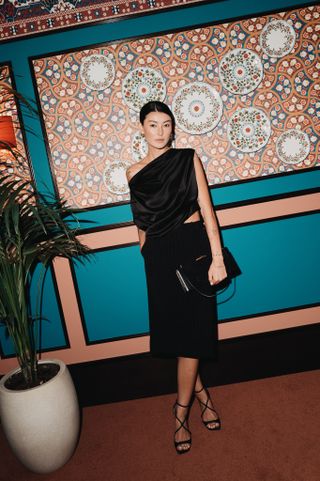 Amalie Glassman at a Jimmy Choo dinner