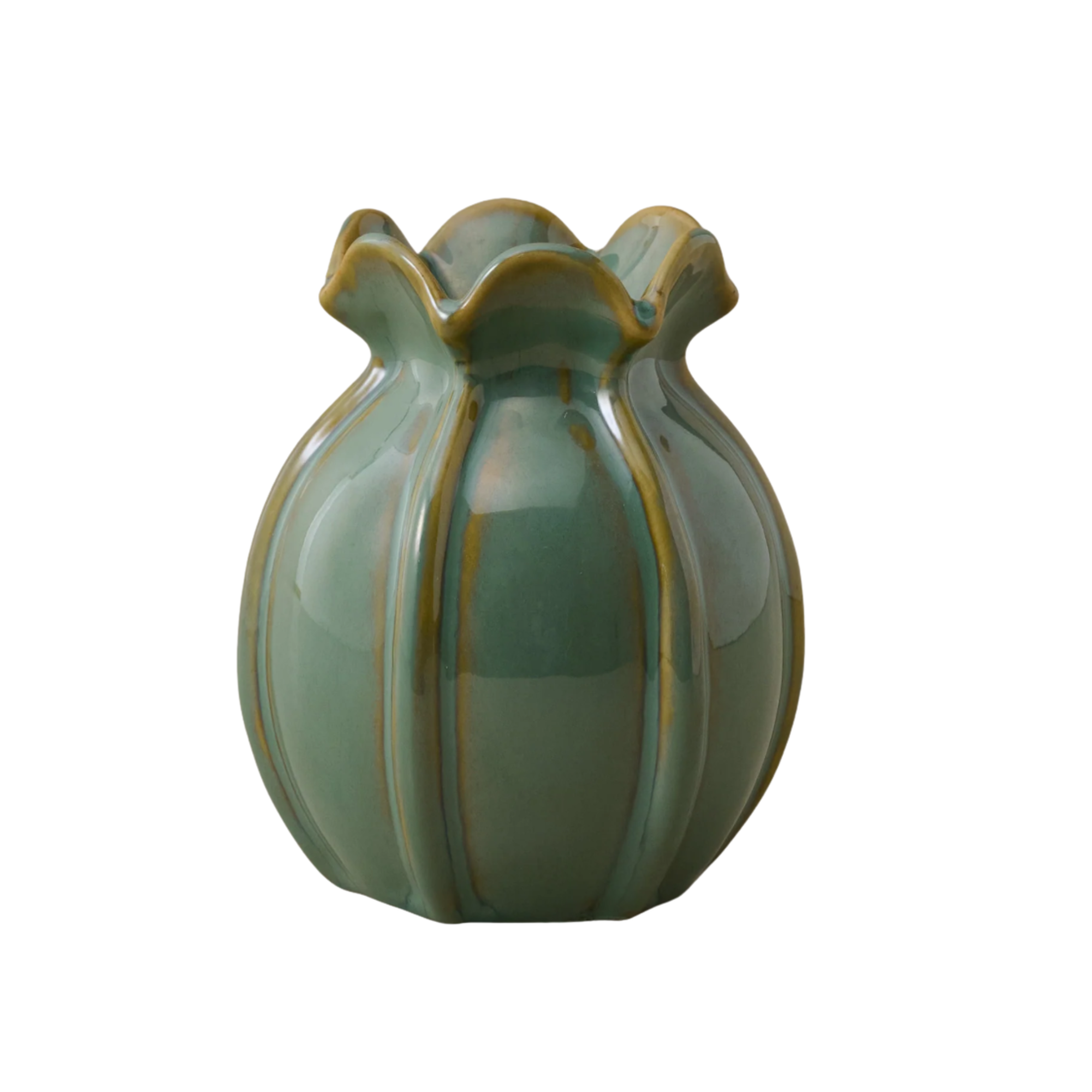 a green vase
