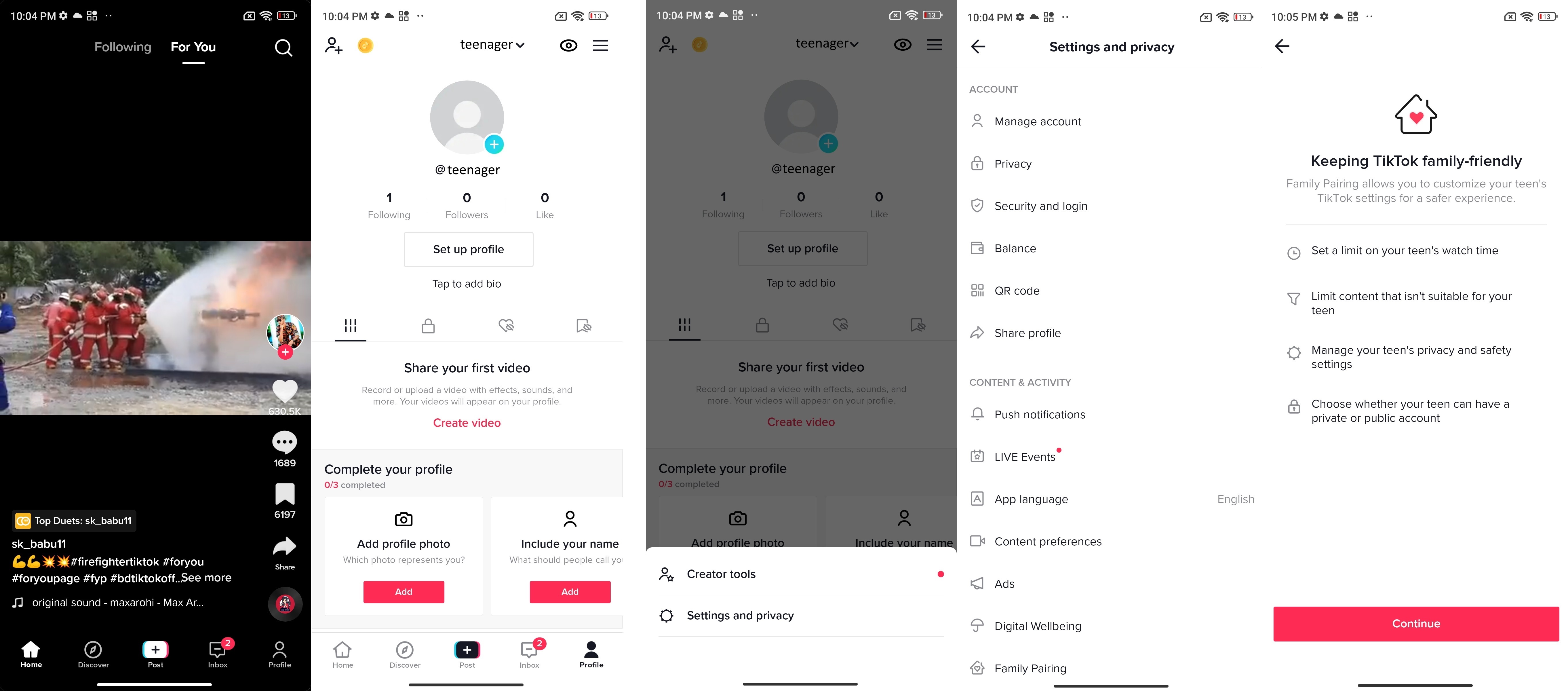 How to set up and manage TikTok Family Pairing