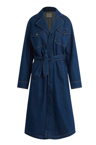 The Boulevard Denim Trench Coat