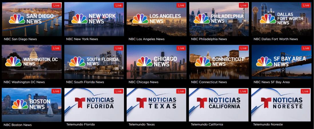 NBCU Local&#039;s FAST channels