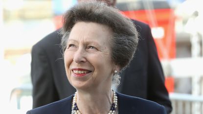 Princess Anne's navy blazer