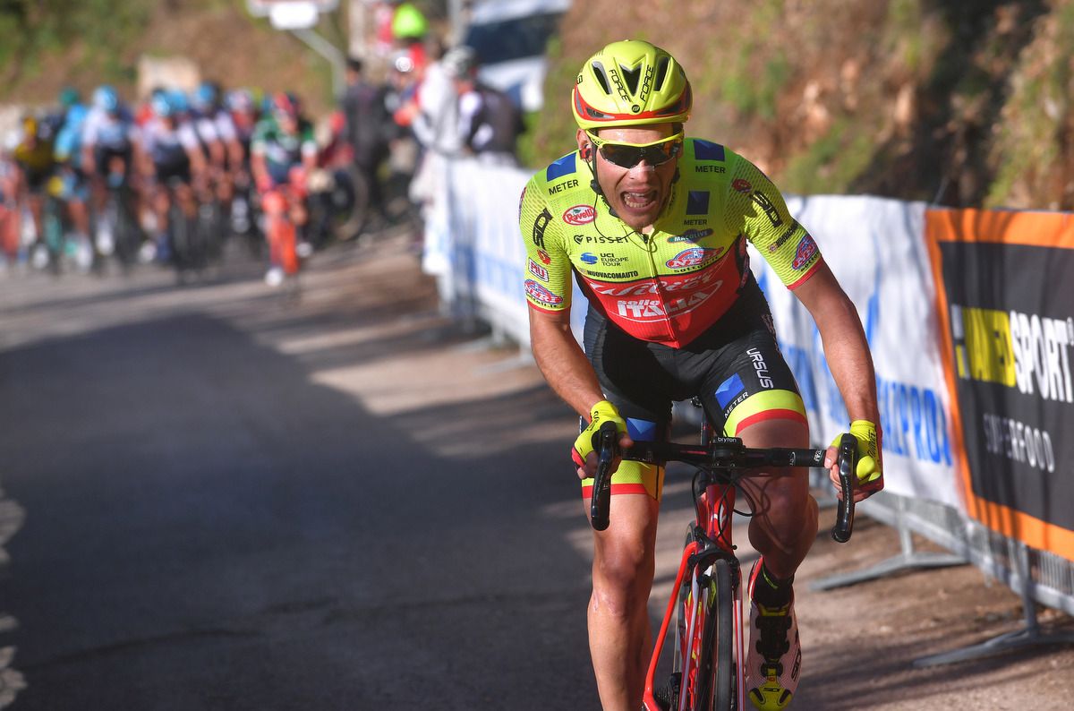 Edoardo Zardini (Wilier-Selle Italia) attacked early