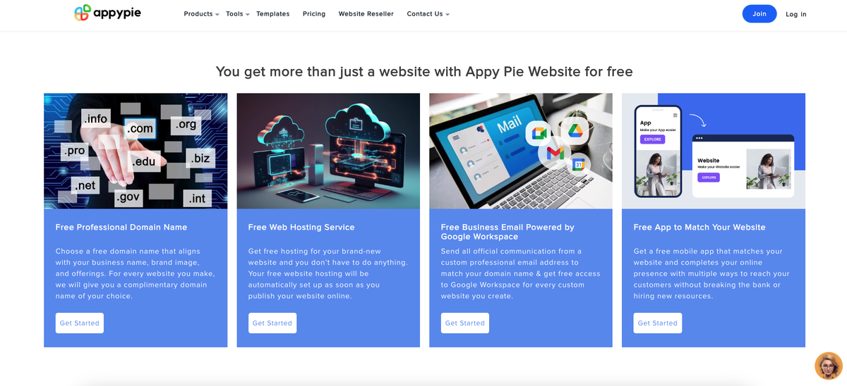 Appy Pie Website Builder