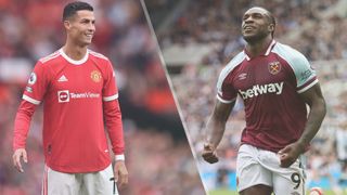 Cristiano Ronaldo of Manchester United and Michail Antonio of West Ham could both feature in the Manchester United vs West Ham live stream