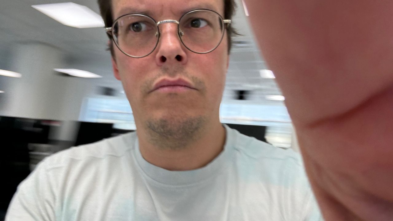 A selfie with the iPhone 15 Pro.