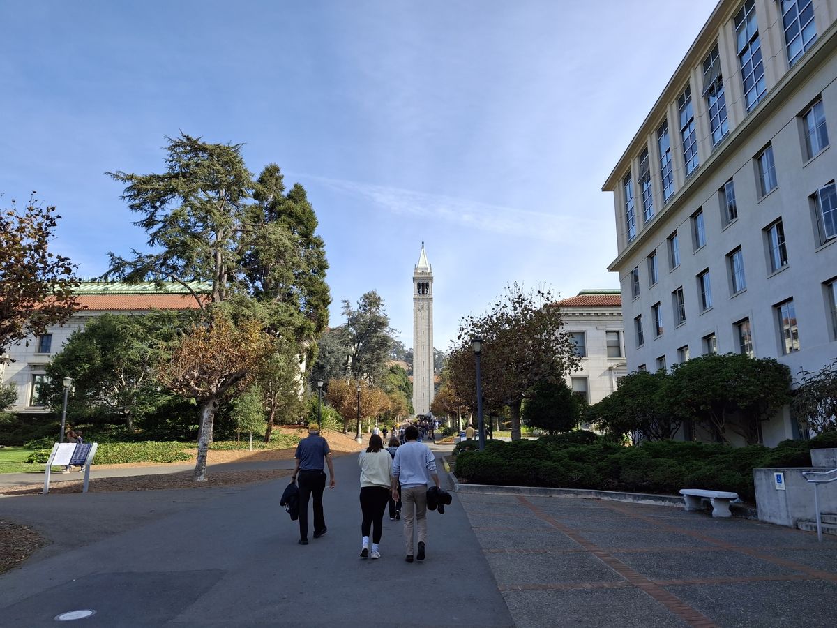 Sather Tower shot from a distance by the Galaxy a35