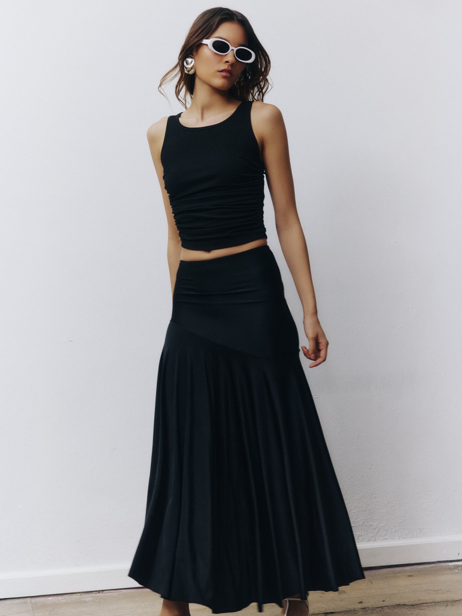 Esme Skirt - Black - Black / Xs