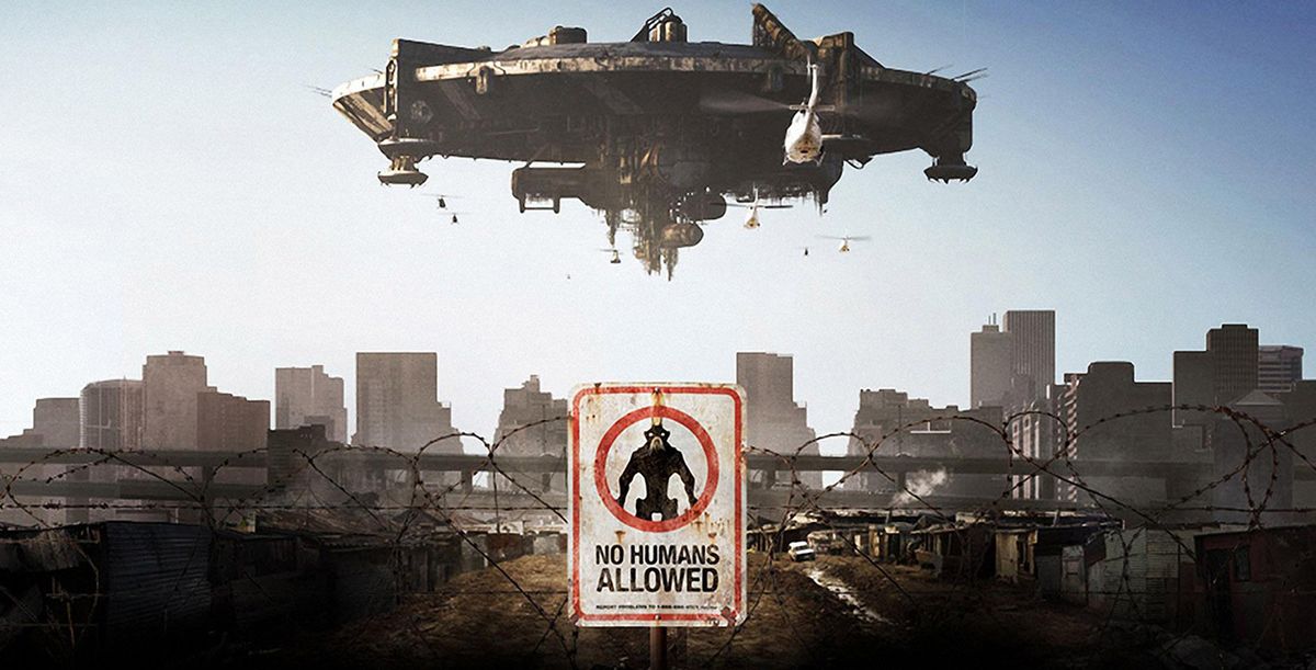 The poster art for District 9