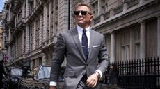 Daniel Craig as James Bond, whose run is at the end of the James Bond movies in order