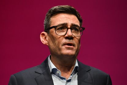 Photo of prime minister Andy Burnham at Labour Party conference