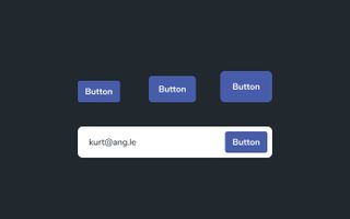 Examples of different button sizes in UI design