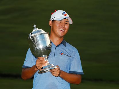 Si Woo Kim wins Wyndham Championship