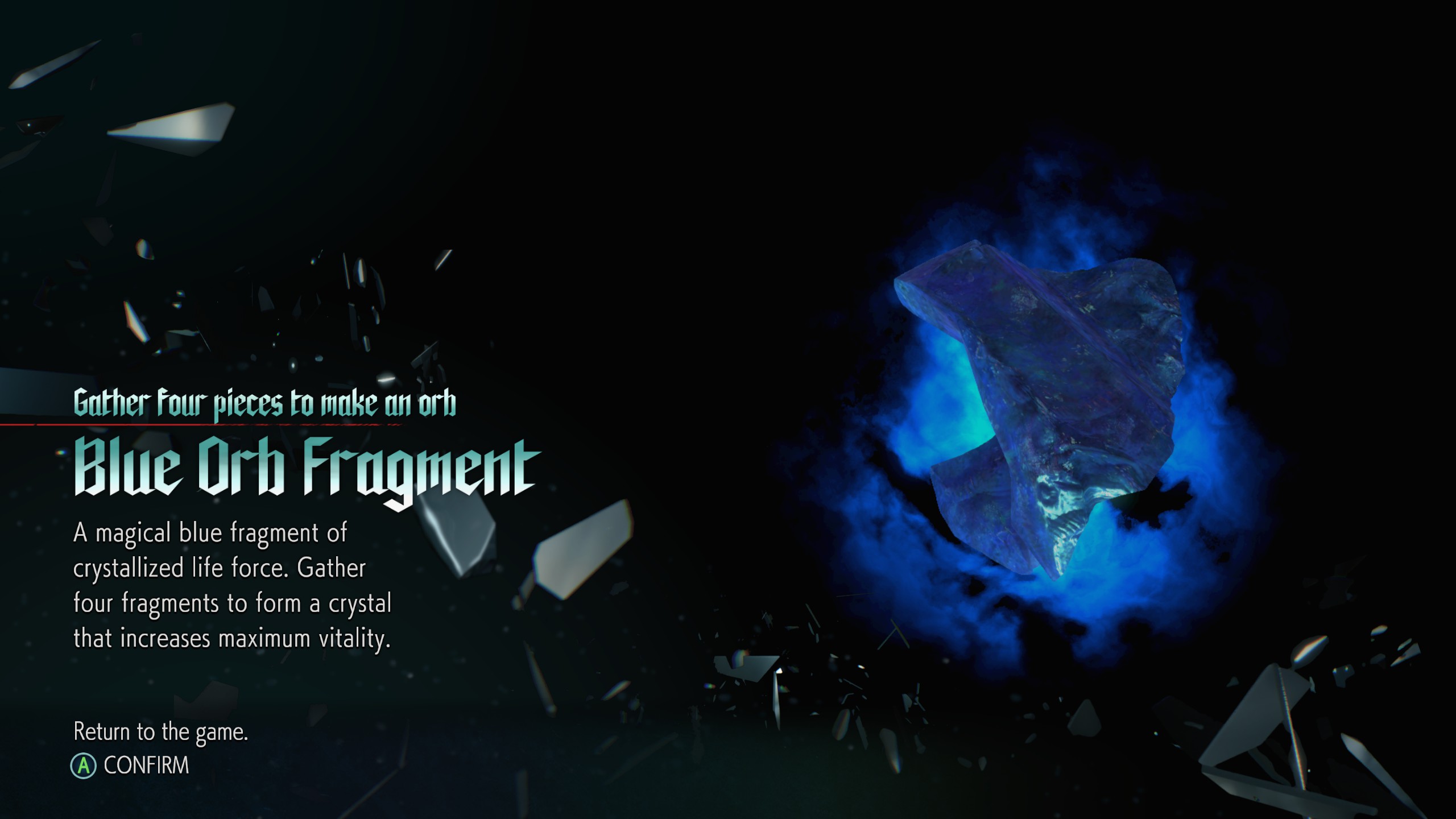 Fragments Blue. Стул Nuke b Cyan. Все орбы в Devil May Cry. Part of 9 Orbs of the Blue depths:.