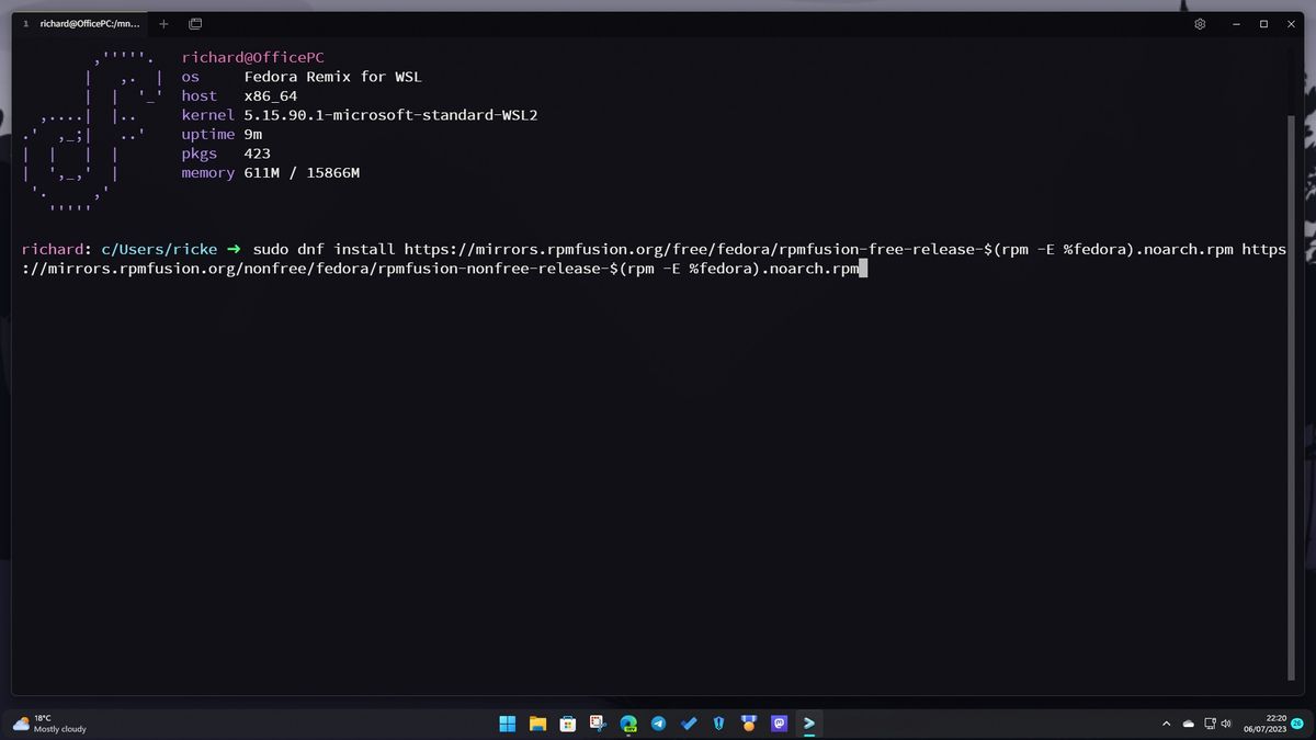 How to install Fedora on WSL for Windows 10 and Windows 11 | Windows ...