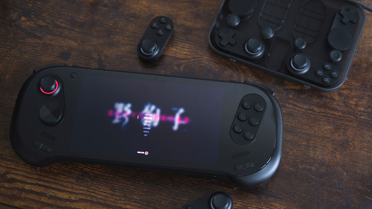 Ayaneo 3 handheld gaming PC with modular controls