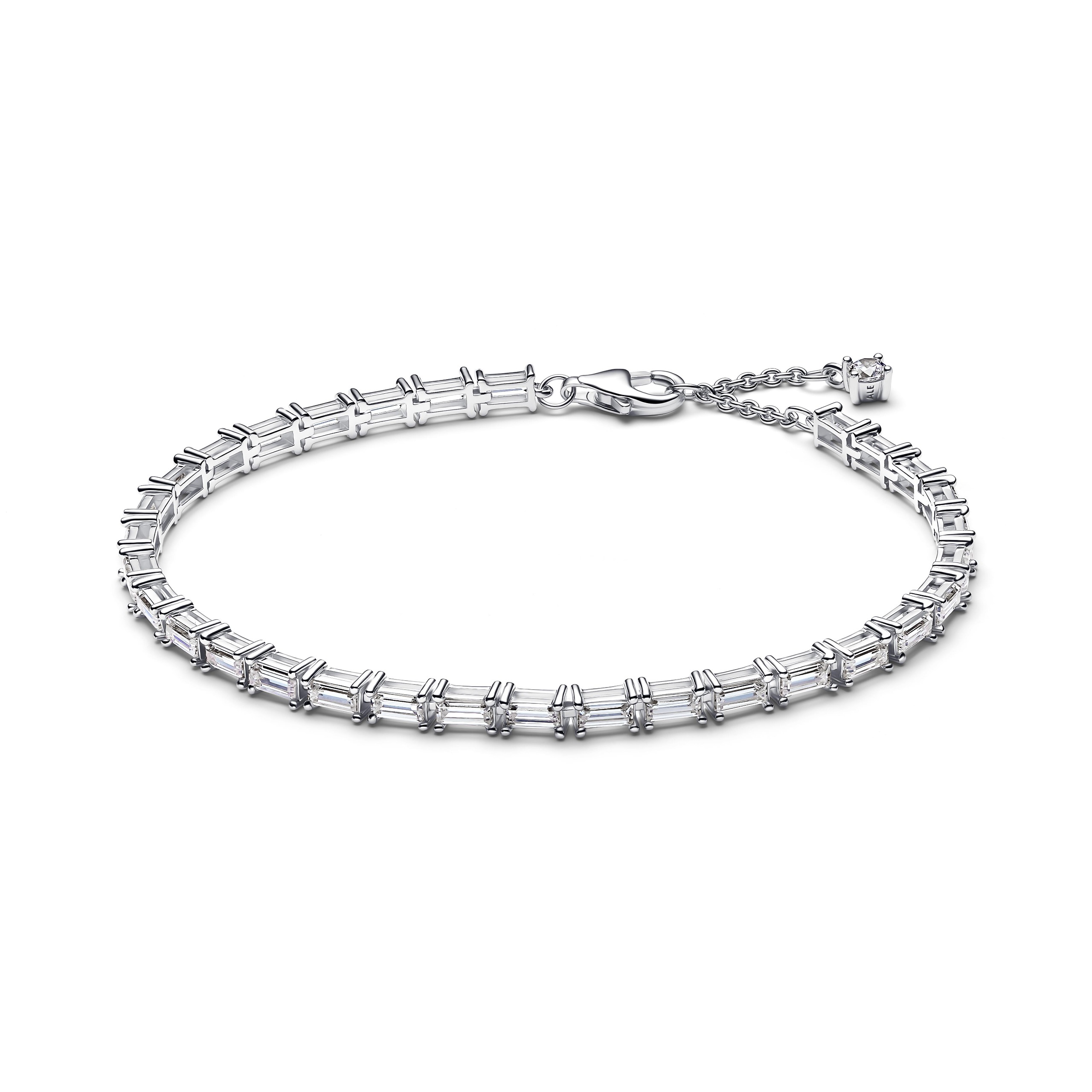 Pandora, Sparkling Baguette Tennis Bracelet