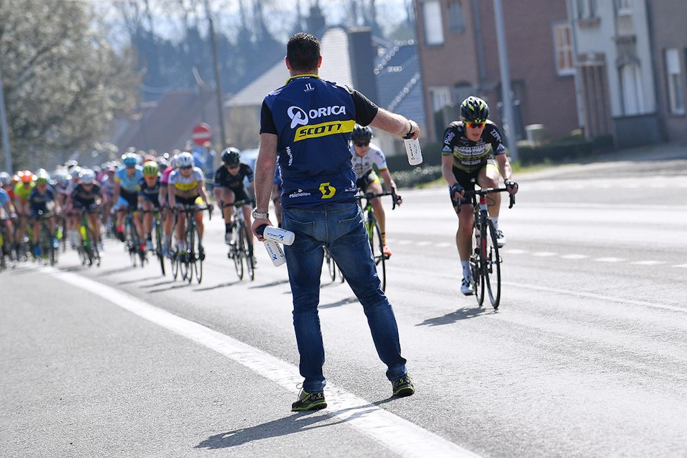 In the feed zone