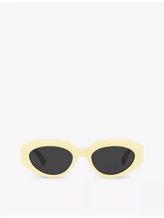 Bv1031s Oval-Frame Acetate Sunglasses