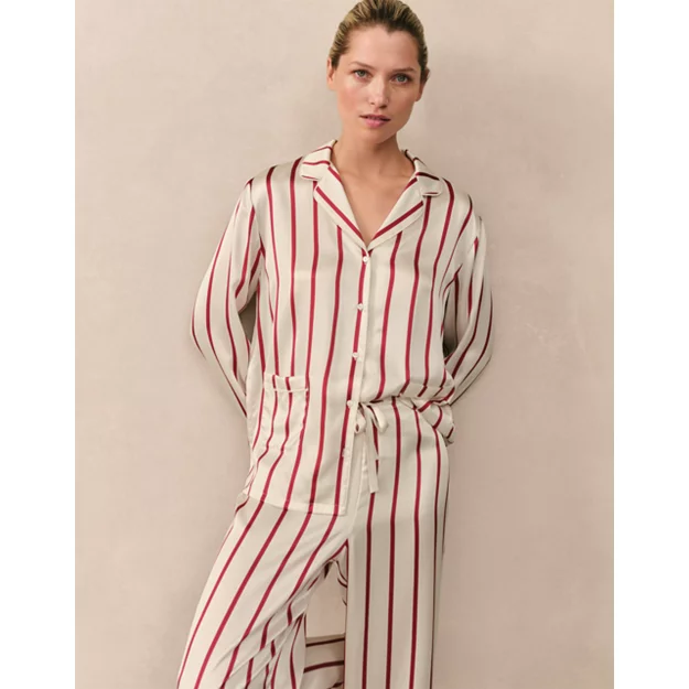 Silk Classic Stripe Pyjama Set | Pyjamas | the White Company