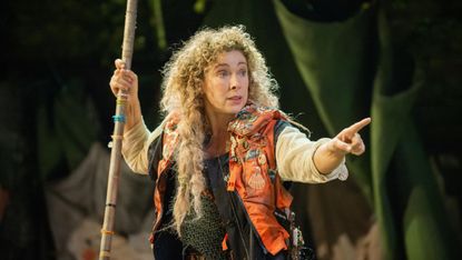 Alex Kingston as Prospero: she ‘knows how to own that stage’ 