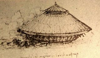 Leonardo da Vinci's design for a tank.