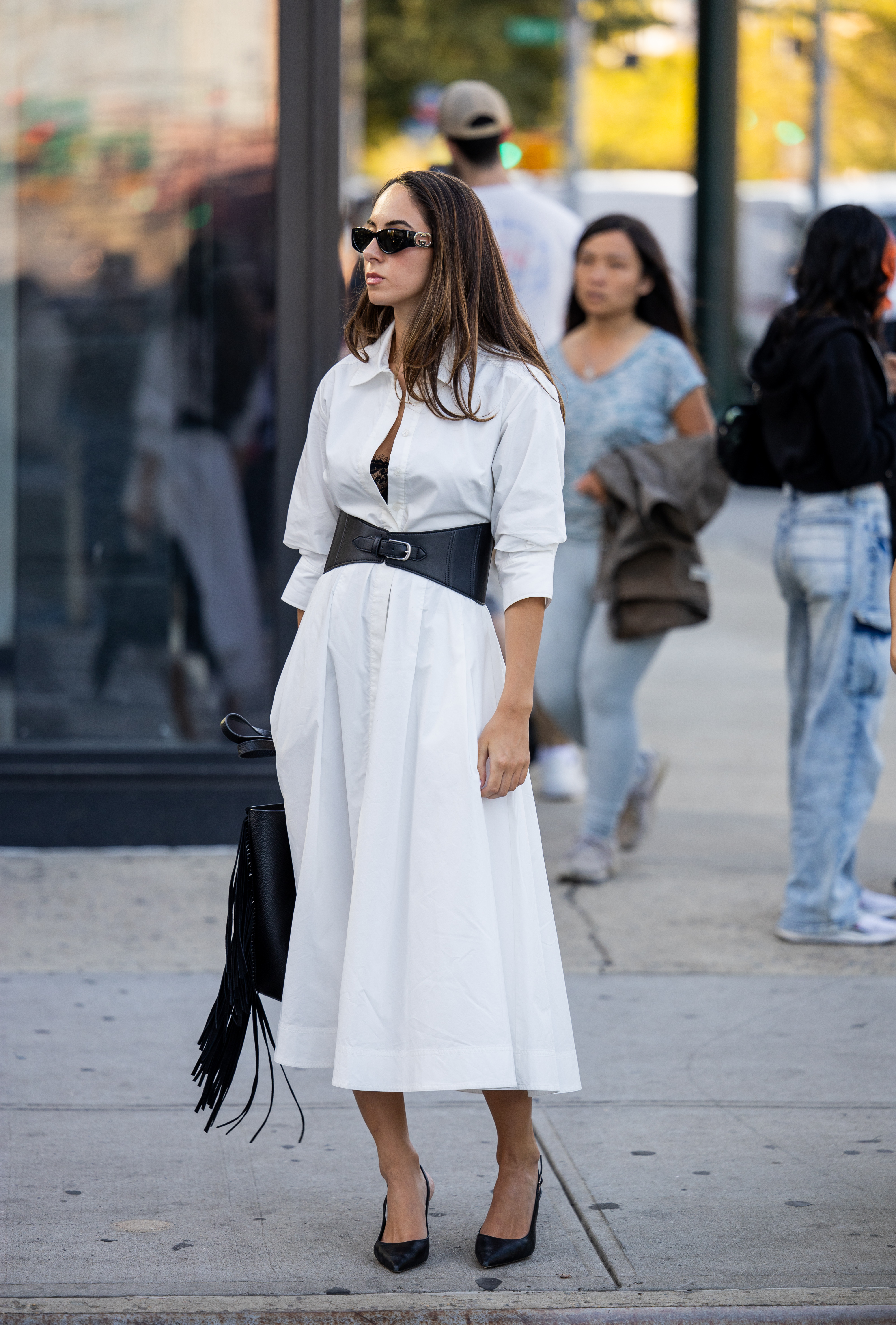 street style outfits during new york fashion week ss26