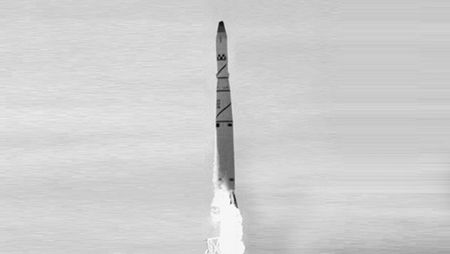 A Thor-Agena rocket launches the classified Discoverer 26 satellite on a secret mission for the U.S. Air Force on July 7, 1961.