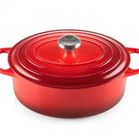 Le Creuset Signature Cast Iron Oval Casserole Dish in Cerise (23cm) - was £159, now £119.25 at eCookshop