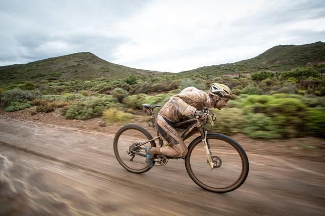 Tim Boehme of Bulls 2 chasing the lead bunch