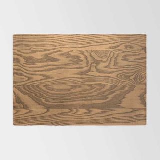 wood grain rug
