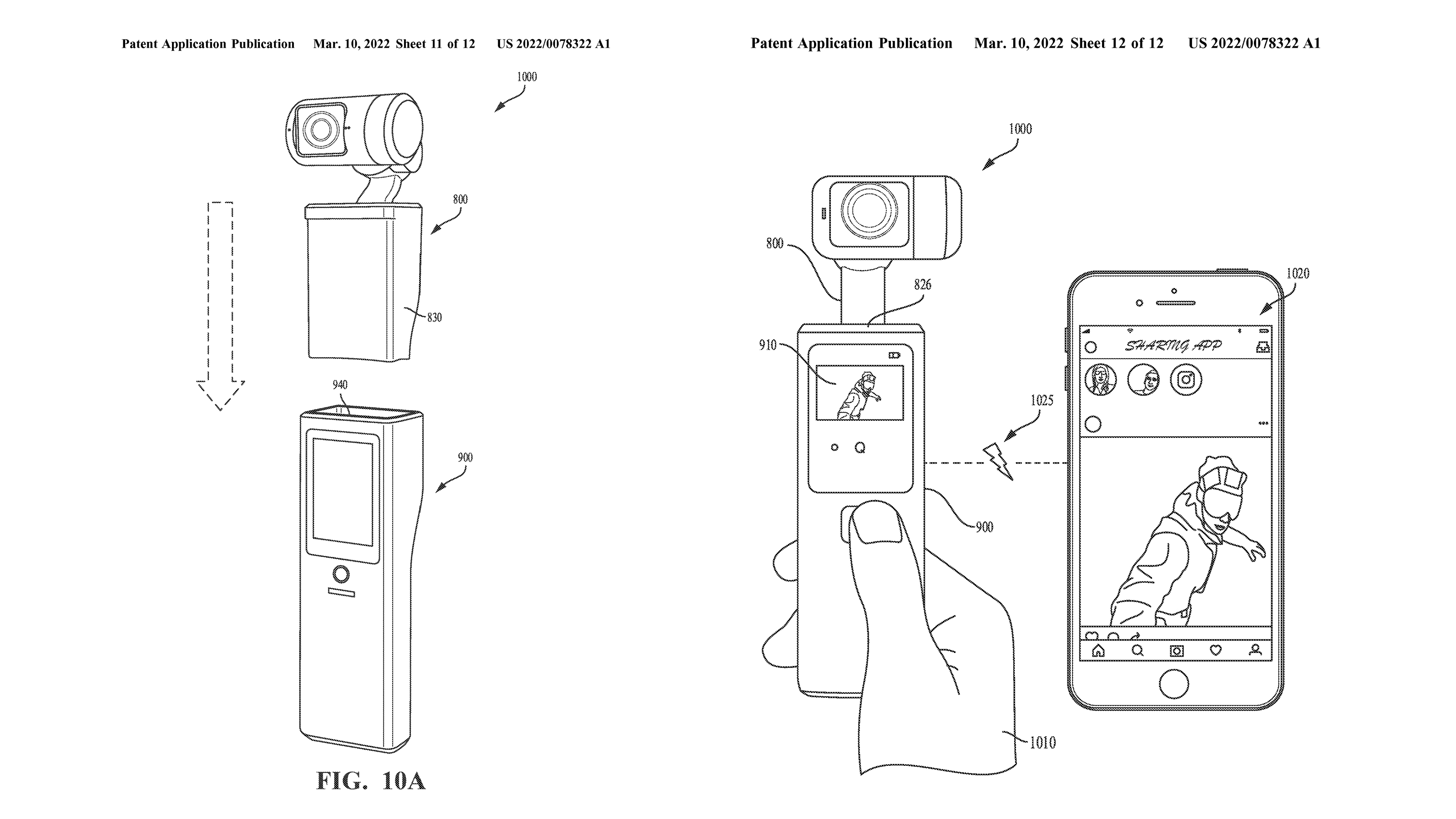 Drawings from GoPro patents