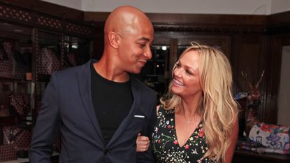 Jade Jones (L) and Emma Bunton attend the World Premiere after party of "Absolutely Fabulous: The Movie" at Liberty on June 29, 2016 in London, England.