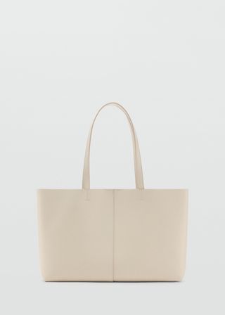 Leather-Effect Shopper Bag