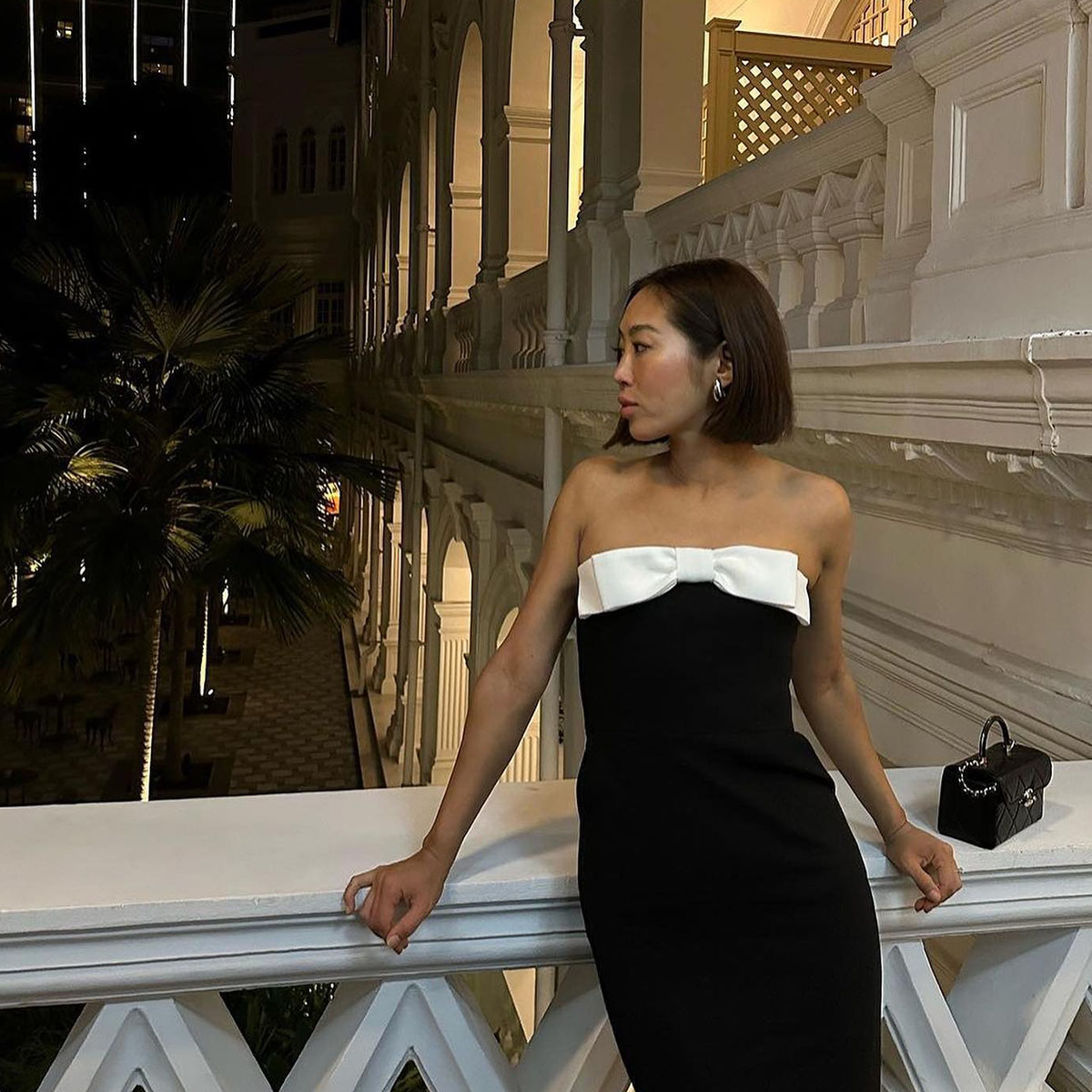 Black tie dress