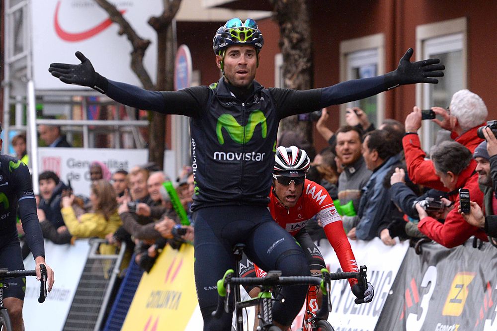 Alejandro Valverde (Movistar) wins stage 2 at Volta Ciclista a Catalunya